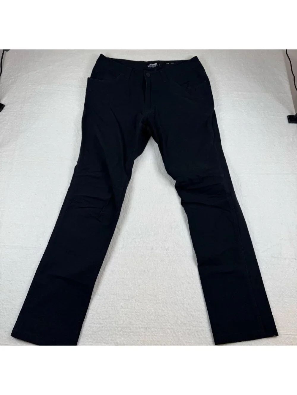 Off The Grid Pants Mens Size 34x34 Black Trailblazer Chino Taper Fit Stretch